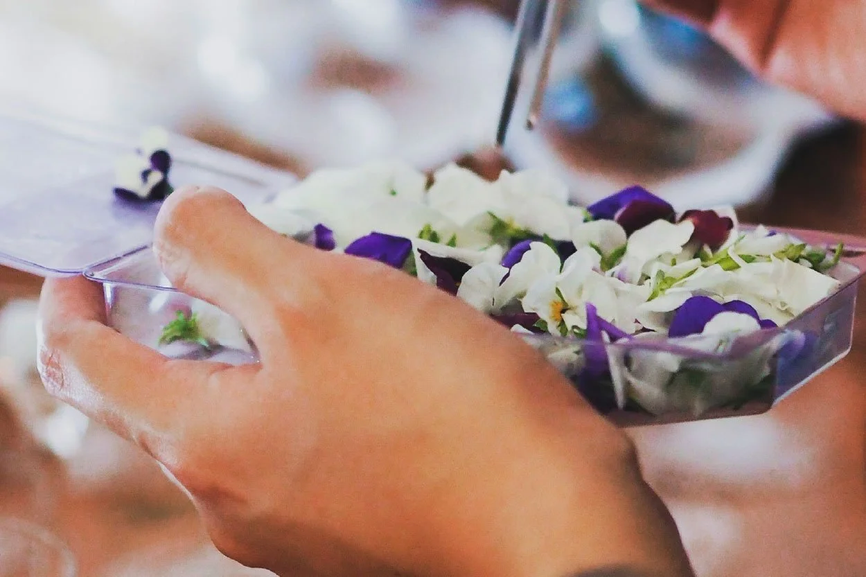 Food &amp; Wine. Pairing: Edible Flowers