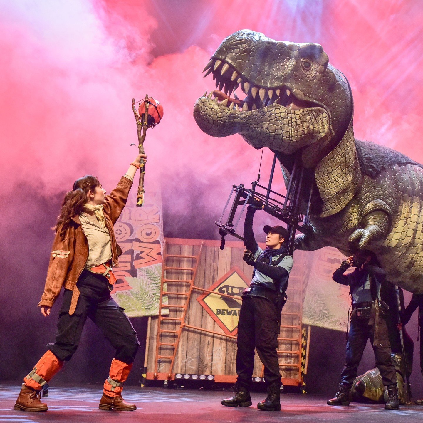 Dinosaur World Live stomps into the Jack Singer Concert Hall at Arts Commons this spring! On a journey filled with &ldquo;beautiful puppetry and delightful dinosaur action&rdquo; (Neil Gaiman), meet lifelike dinosaurs of all shapes and sizes on stage