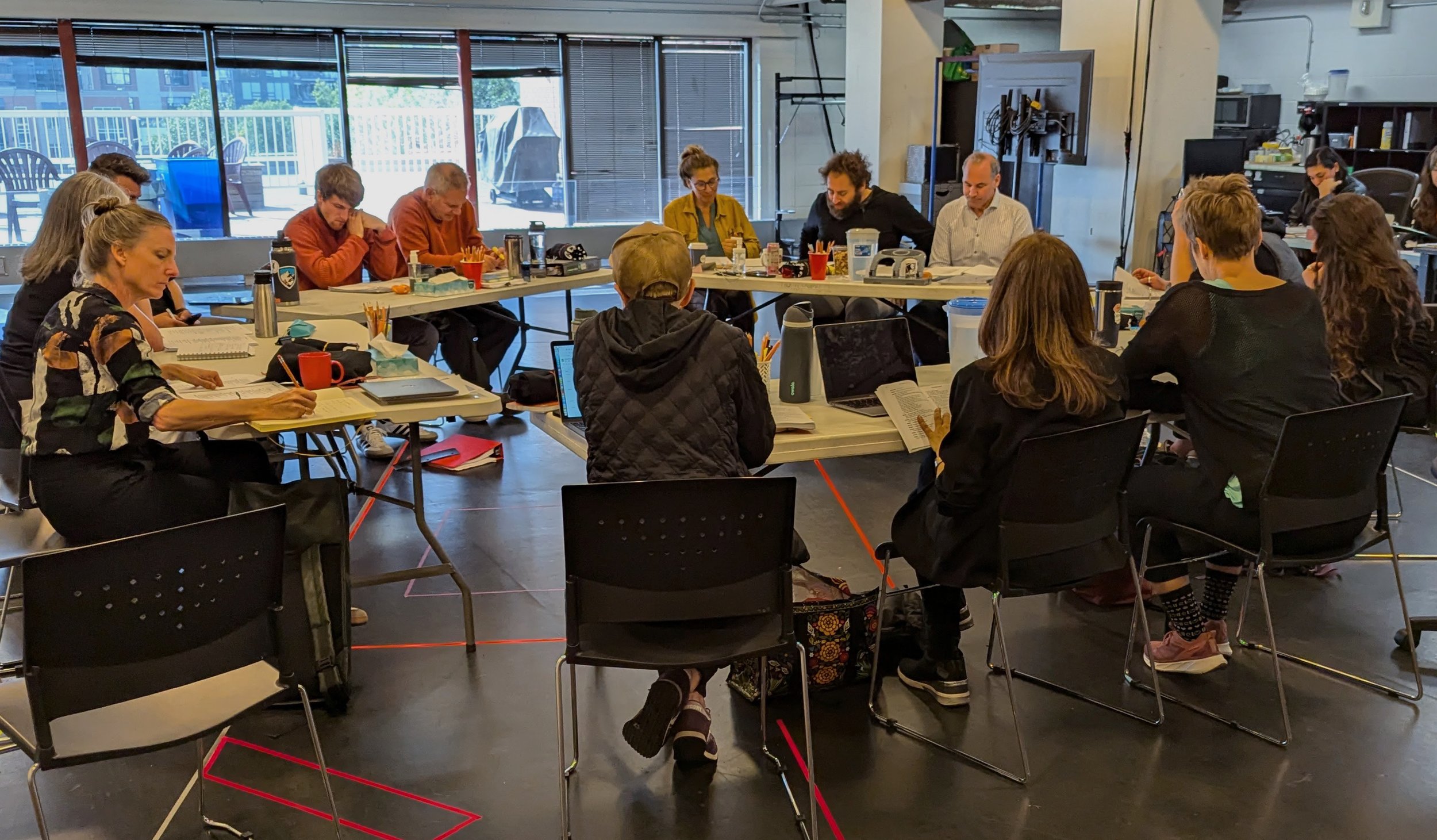 Rehearsals for The Lehman Trilogy