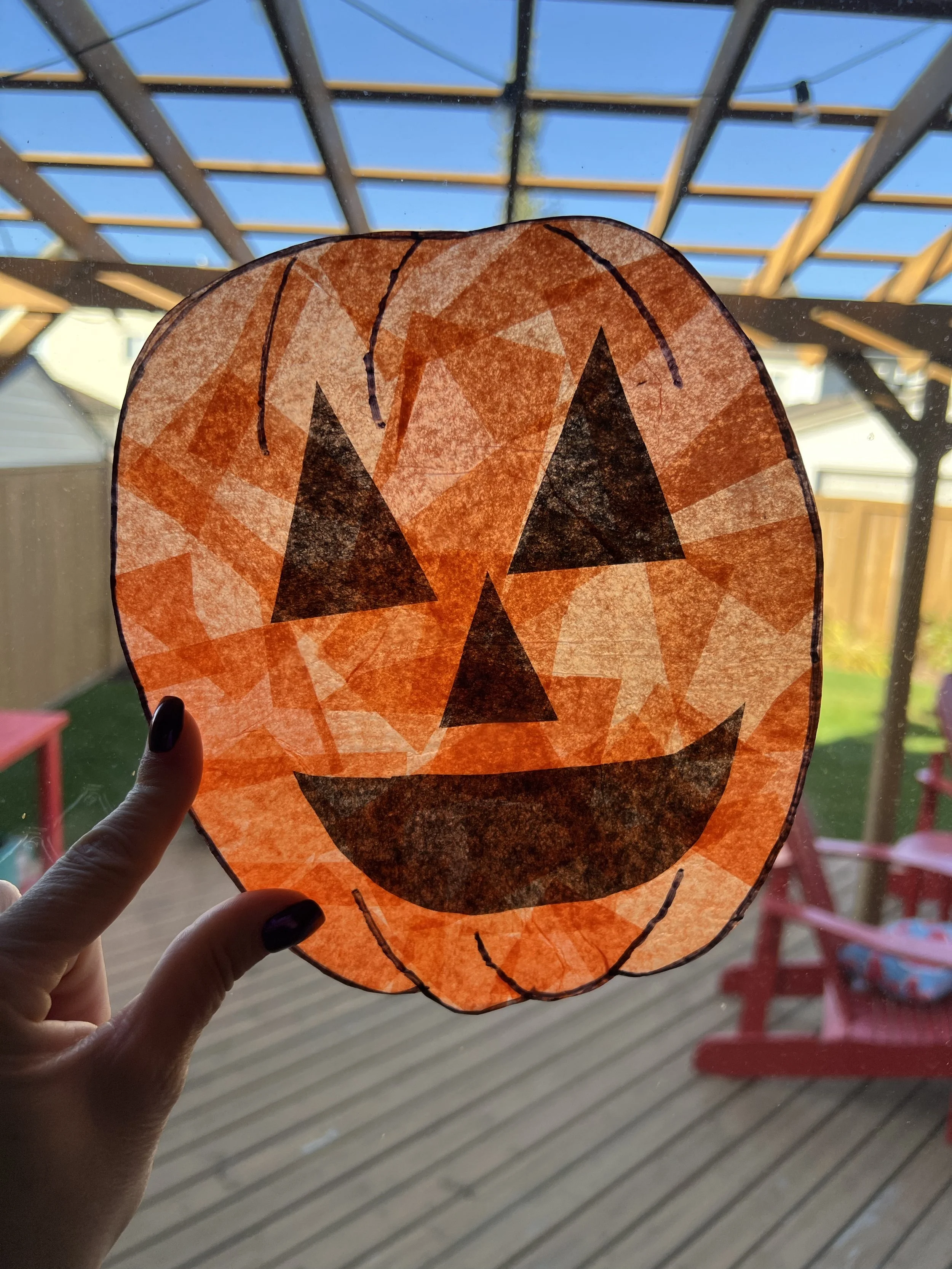 Pumpkin Suncatchers — Arts Commons Blog