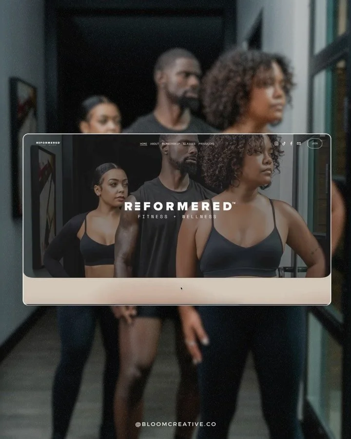 // when brand packages turn into fruitful partnerships 🫱🏽&zwj;🫲🏾✨🙏🏽

meet @reformered &mdash; a new, innovative Pilates and wellness studio in the DMV! 💪🏽 #swipe

throughout fall 2025, Bloom Creative had the pleasure of bringing its founder&r