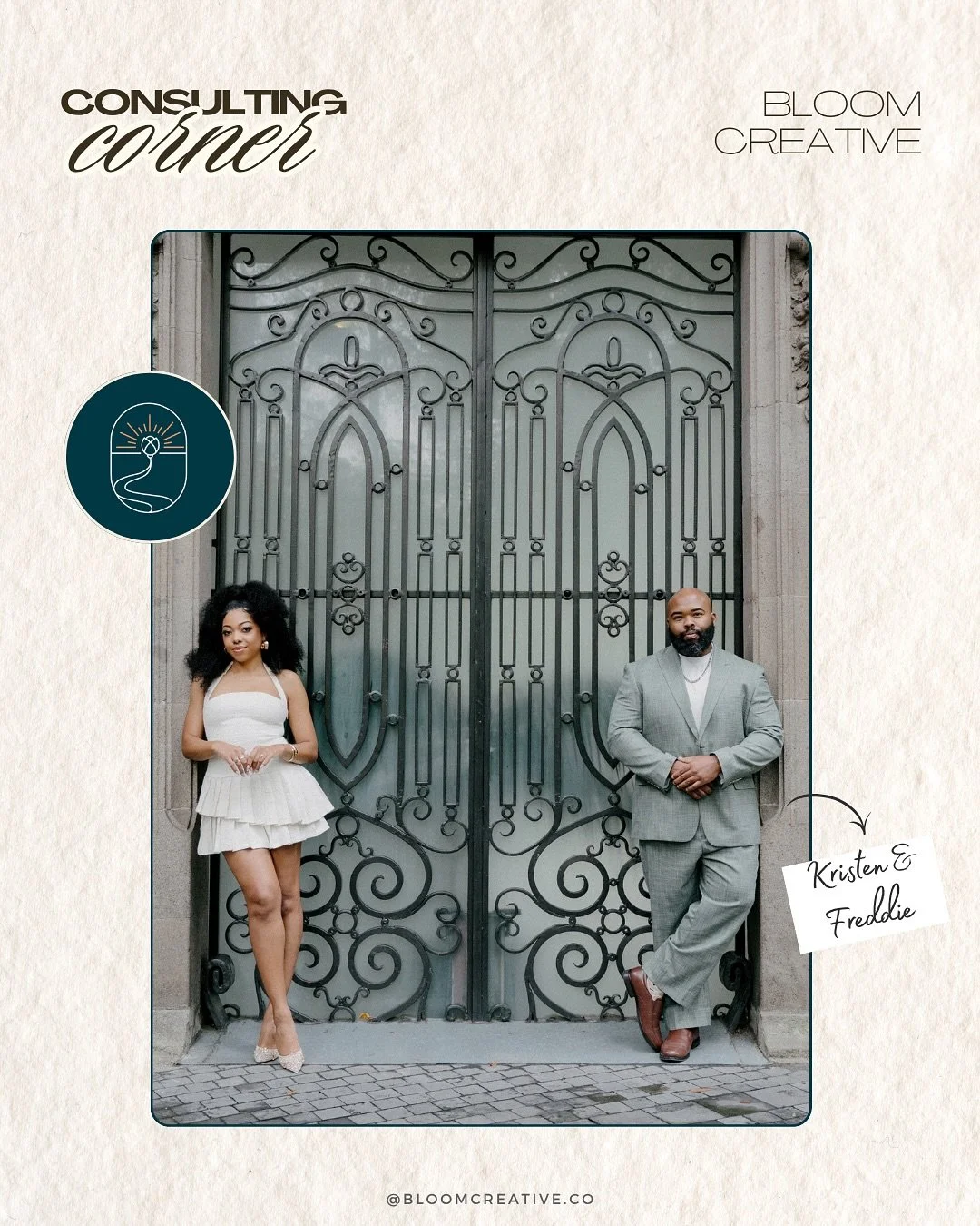 // #clientspotlight&nbsp;meet Kristen &amp; Freddie, co-founders of&nbsp;@venturetobloom &mdash; a strategic content studio based in the DMV!⚡️

Venture to Bloom is built for teams, leaders, and founders who want content that actually drives business