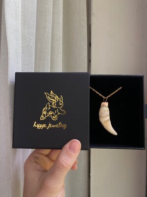 Animal tooth necklace deals