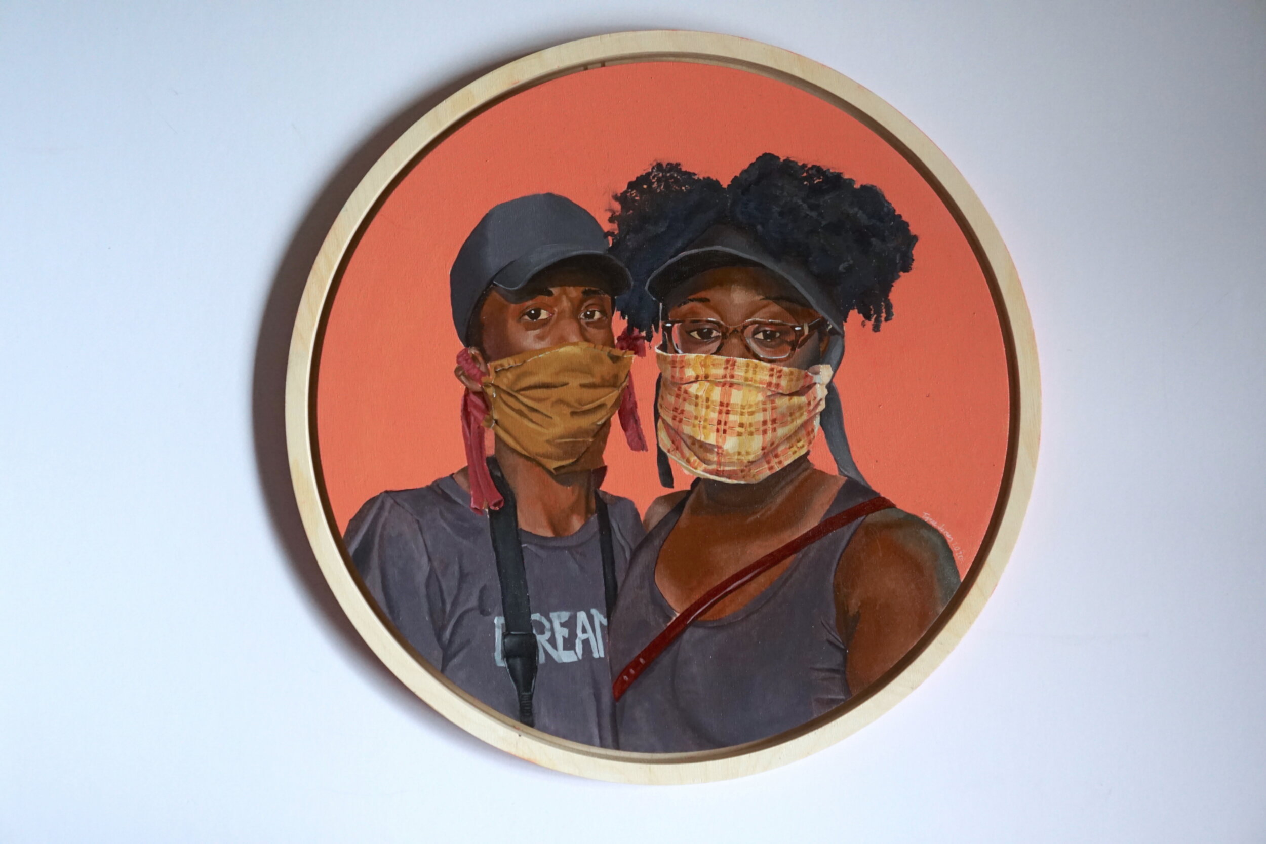 “The Empaths” Oil on Wood. 2020