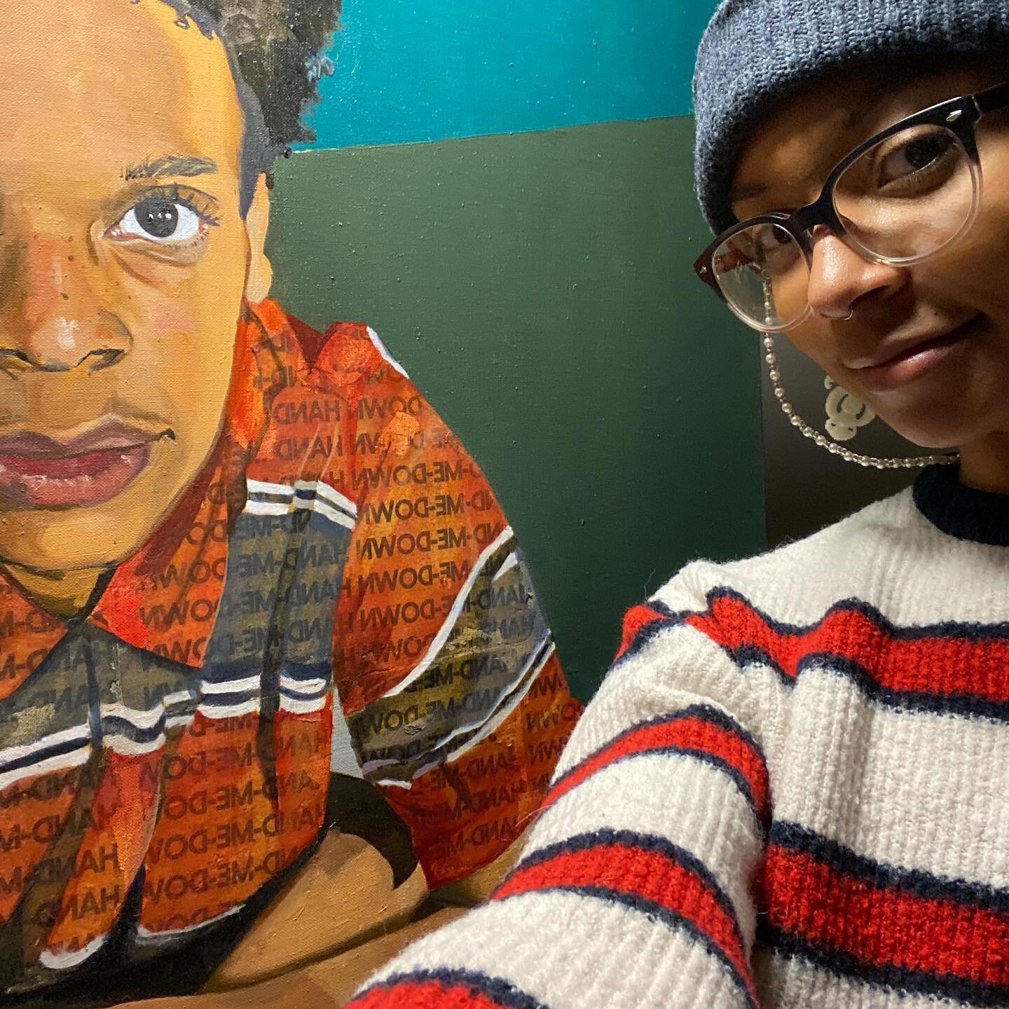 New Patreon vid: How to Honor and Enhance your Creativity will be up at 6pm MST tonight!! I&rsquo;d love for you all to check it out. Link in bio. 
.
.
.
#blackart #denverartist #coloradoartist #womenpainter #tyreejones #tyreejoart #fyp #happynewyear