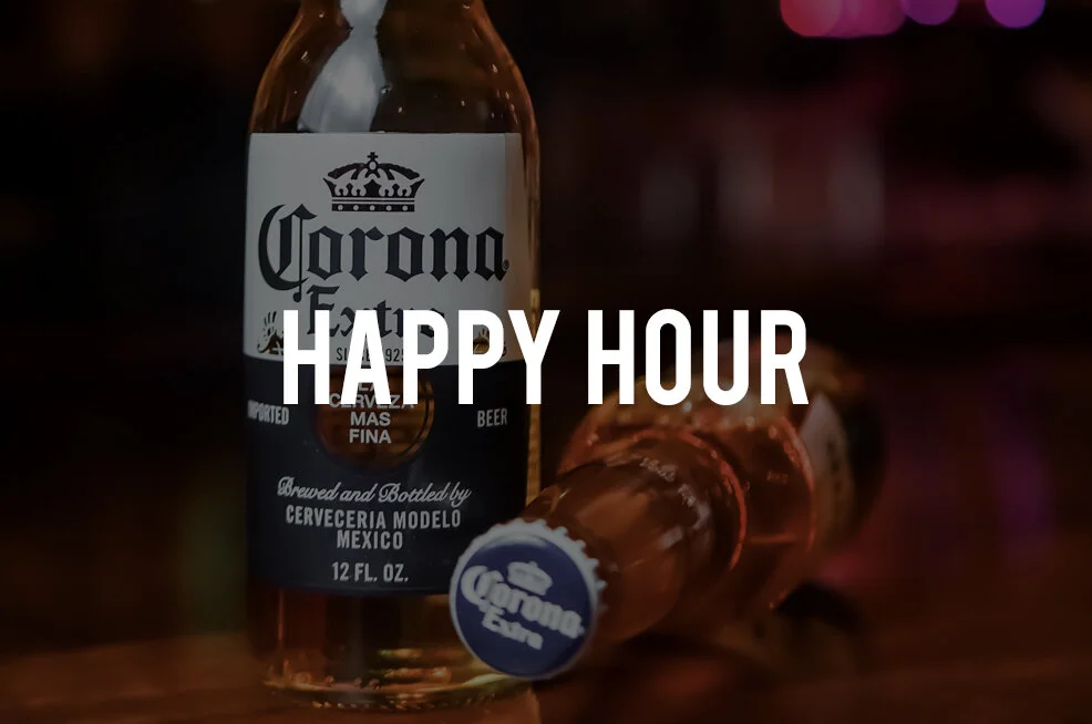 happy hour 3PM - 7PM 7 days a week