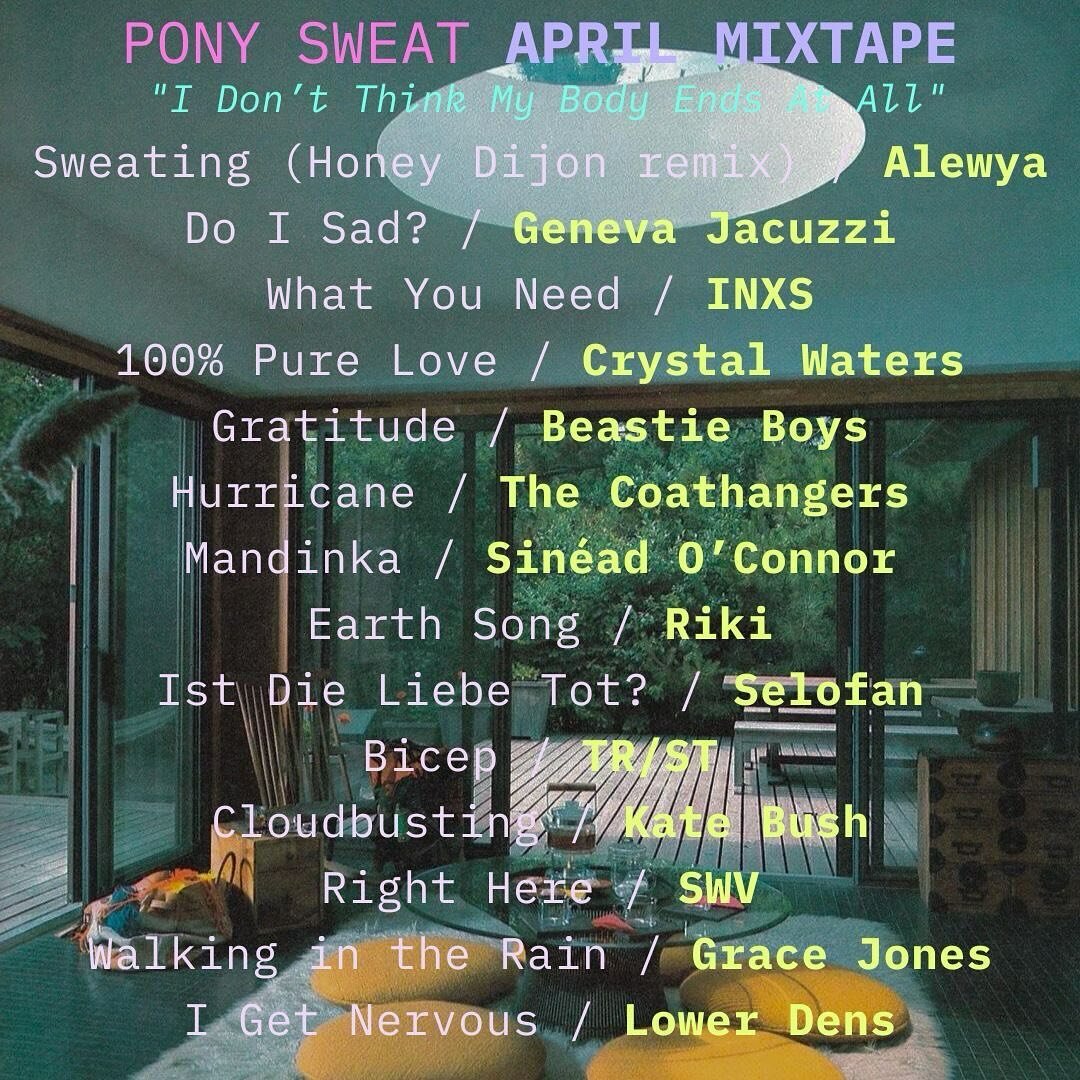 APRIL MIXTAPE for fiercely non-competitive dance aerobics allll month long!!! Join us this upcoming Monday for $10 community class 7PM in El Sereno at @stompinggroundla, every Thursday 7PM at @siblinglosangeles in Atwater, AND a very special Philly c