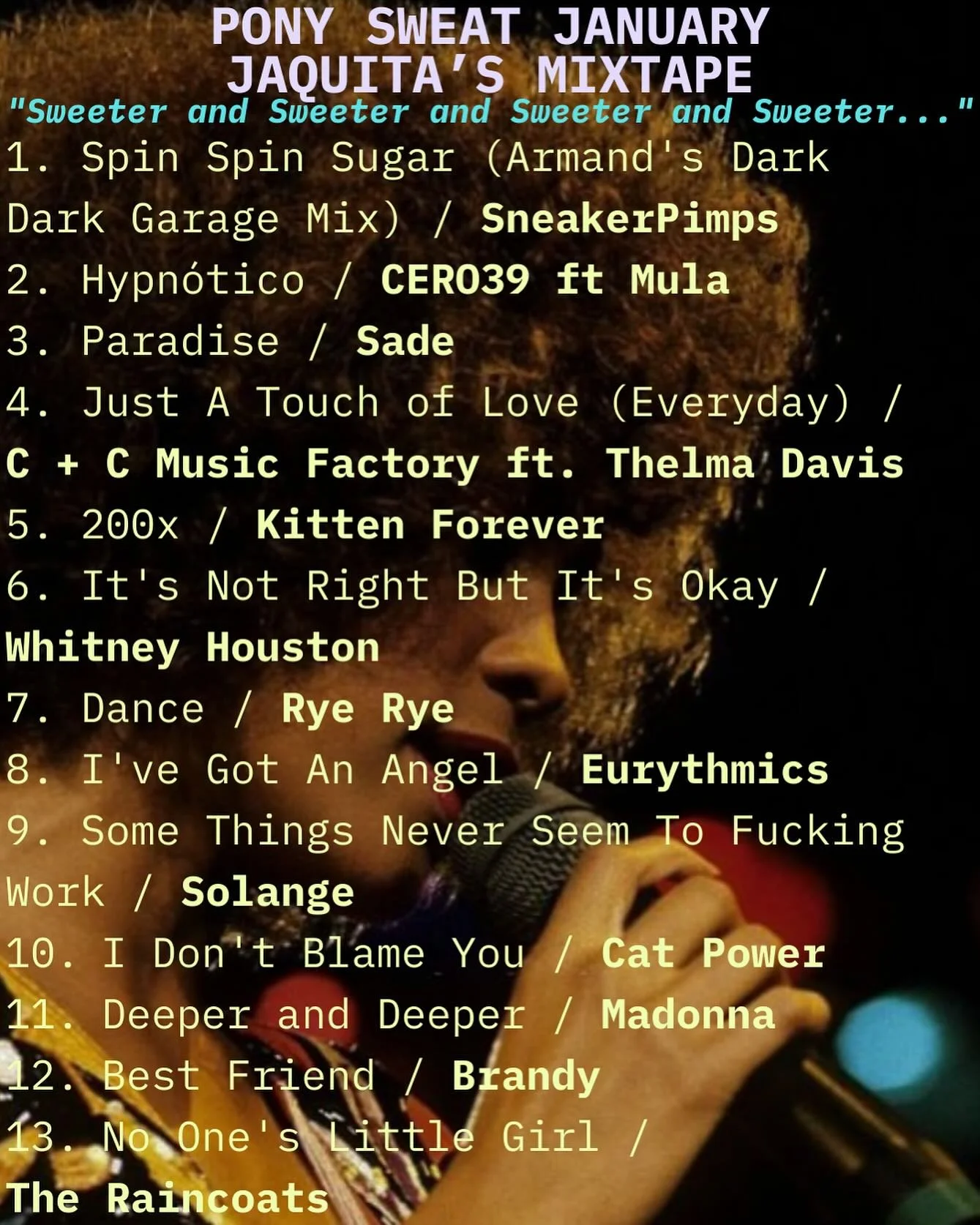 @earthalittt&rsquo;s spankin new January mixtape debuts TONIGHT **6:45PM** at @picklefactory_frogtown! Please note the new slightly earlier time! Sign up via our website 🩵🩵🩵 We will be exploring these songs in Jaquita&rsquo;s classes all month lon