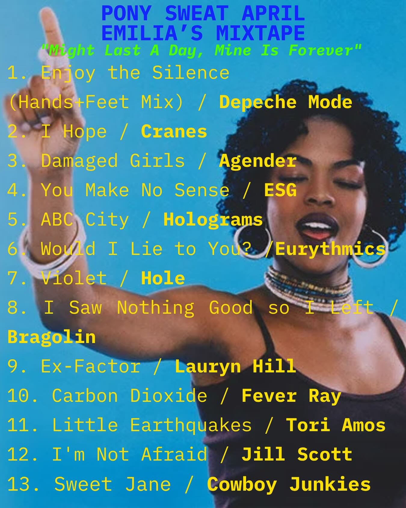 DEBUTING TONIGHT 6:45PM ‼️‼️ We have a rare ~Emilia on a Thursday evening~ appearance! Join us as we dance to this set of songs for the very first time!!!! April 2026 mixtape! Historic really! Sign up via our website ❤️&zwj;🔥❤️&zwj;🔥❤️&zwj;🔥 Emili