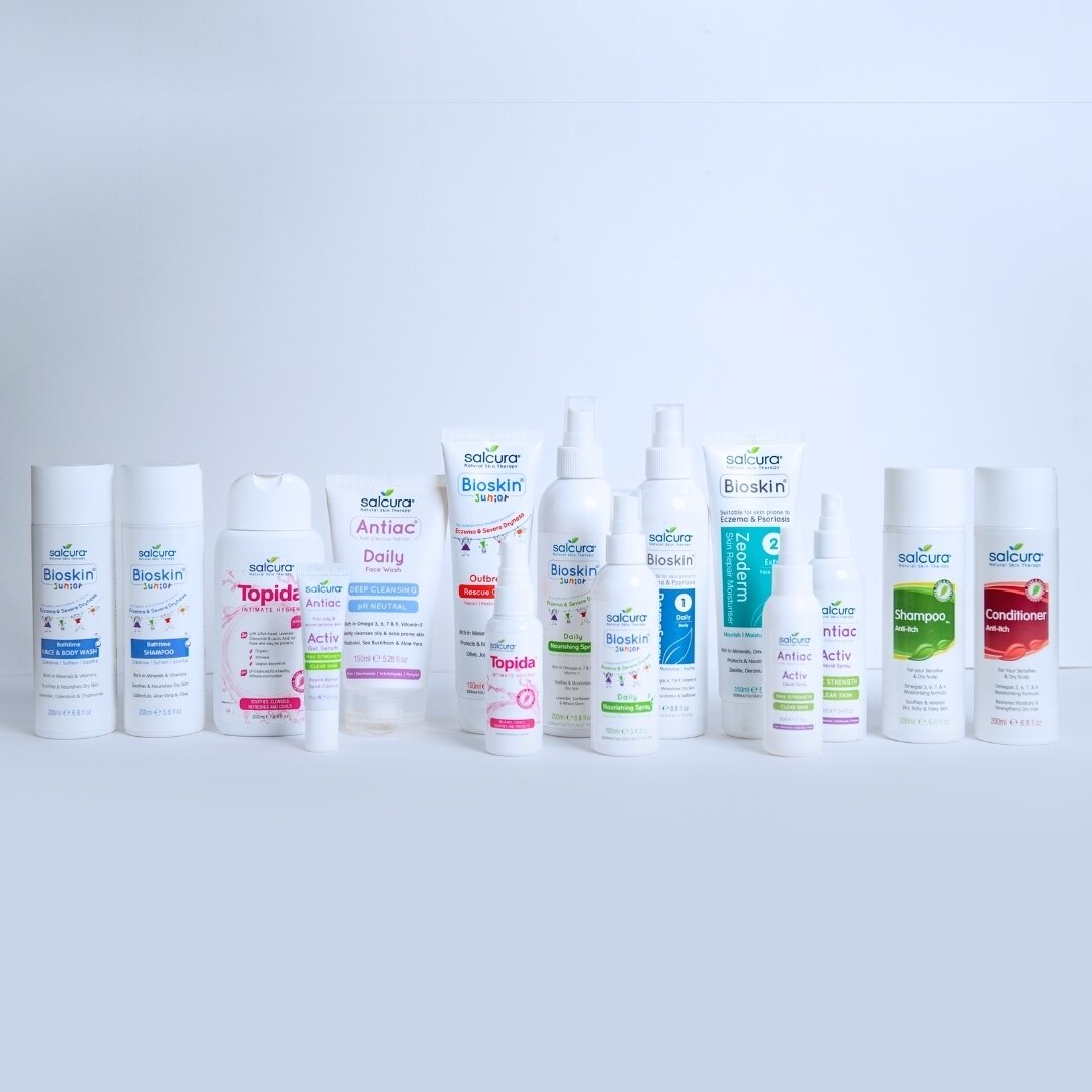 Salcura Natural Skin Therapy makes highly effective and natural products for anyone suffering from allergic skin conditions. Originally developed by Dr Martin Schiele, a bio-medical scientist, the Salcura range has helped people with their skin for o