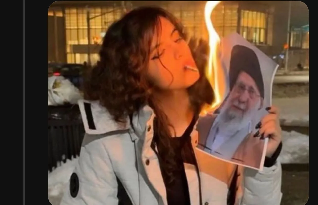 Iranian women have always been some of the most bad ass people on this planet. I am so happy they can uncover and claim their freedoms back. #iranrevolution #iran #letfreedomring