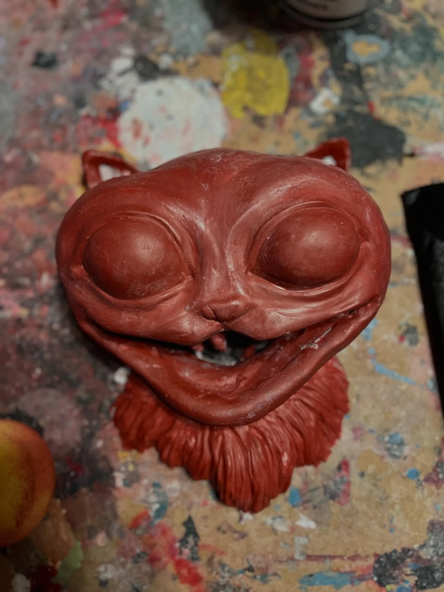 The ears are attached! Few more hours of sanding and fill and this Derp is ready for paint!
.
#derpytiger #kpopdemonhunters #sculpture #sculptor #filthyhorrorsdotcom