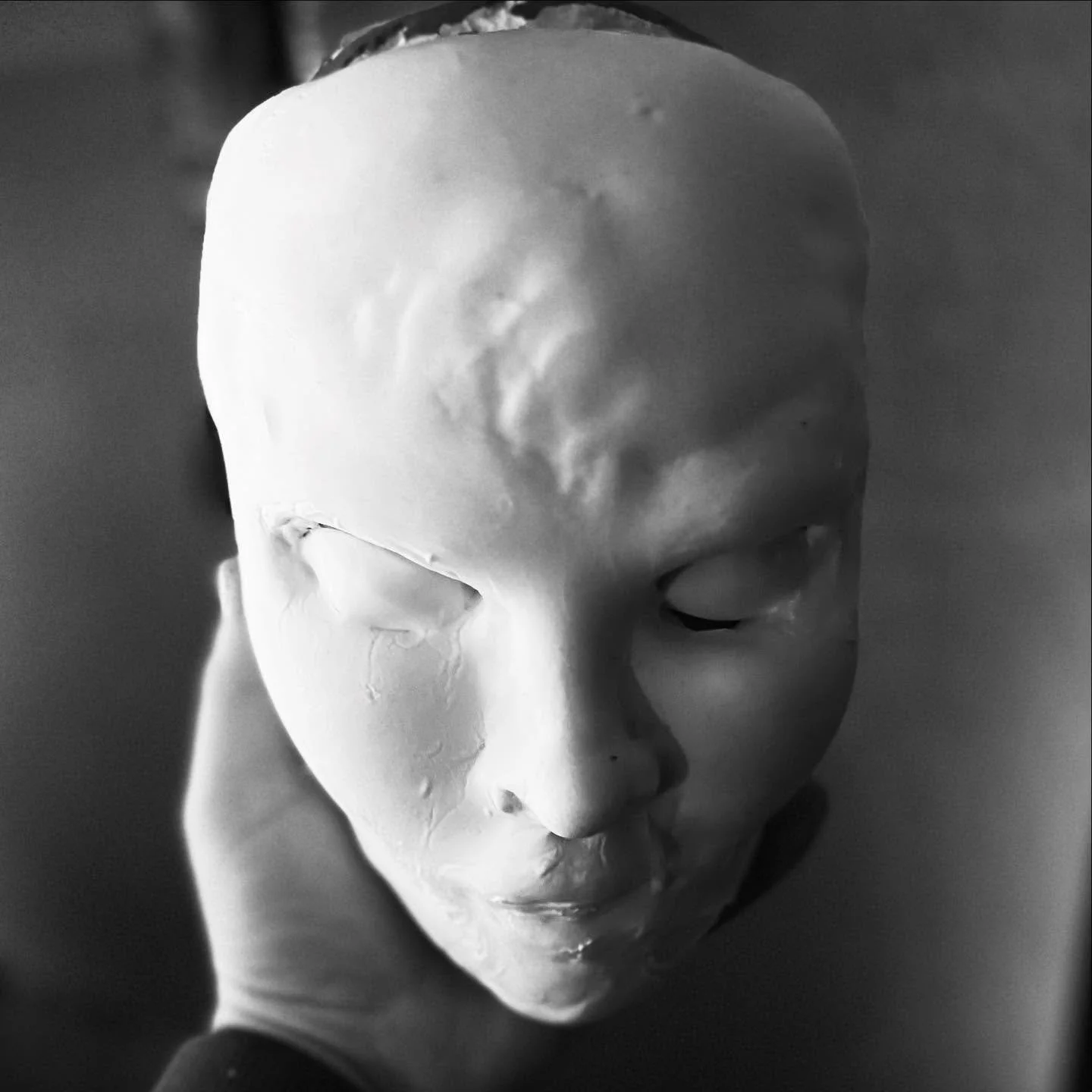 Checkout how much a night curing does. 
.
.
#sculpture #sculptor #horrorartist #filthyhorrorsdotcom