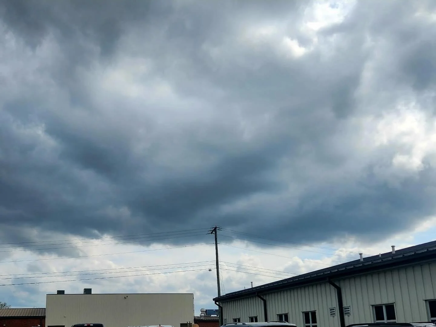 The sky looks pissed.