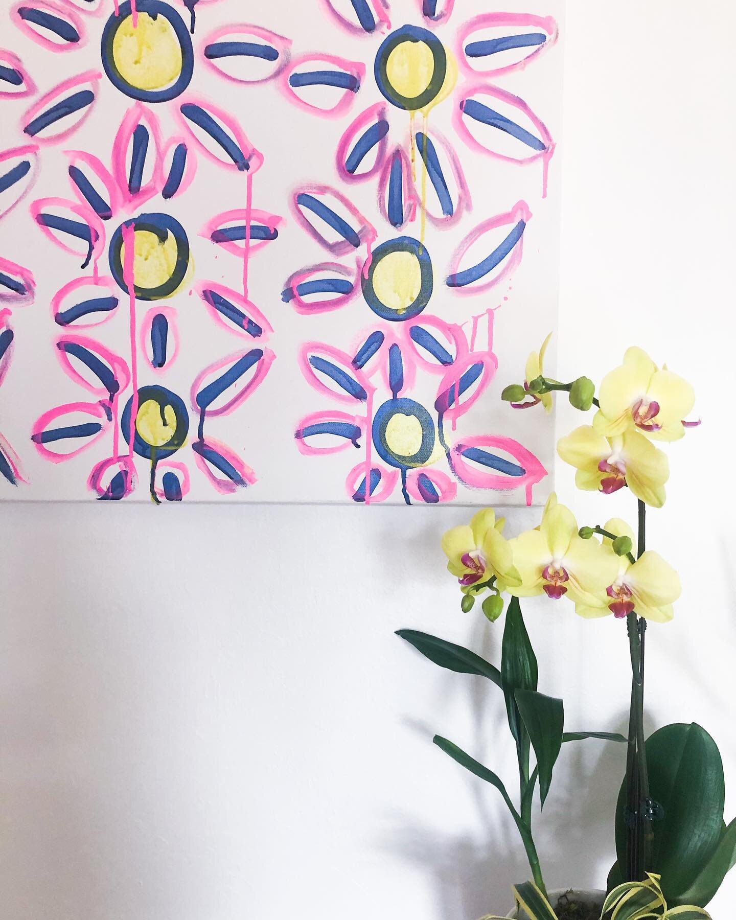 Orchid and daisy 
.
.
.
.
.
.
.
.
.
#orchids #daisies #art_4share #abstractart #abstractartist #interiordesign #customart #pinkasthetic #styleinspo #beachhouse #summervibes #whitewalls #homedecor #designinspo #inspohome #artcurators #gallerywall #den