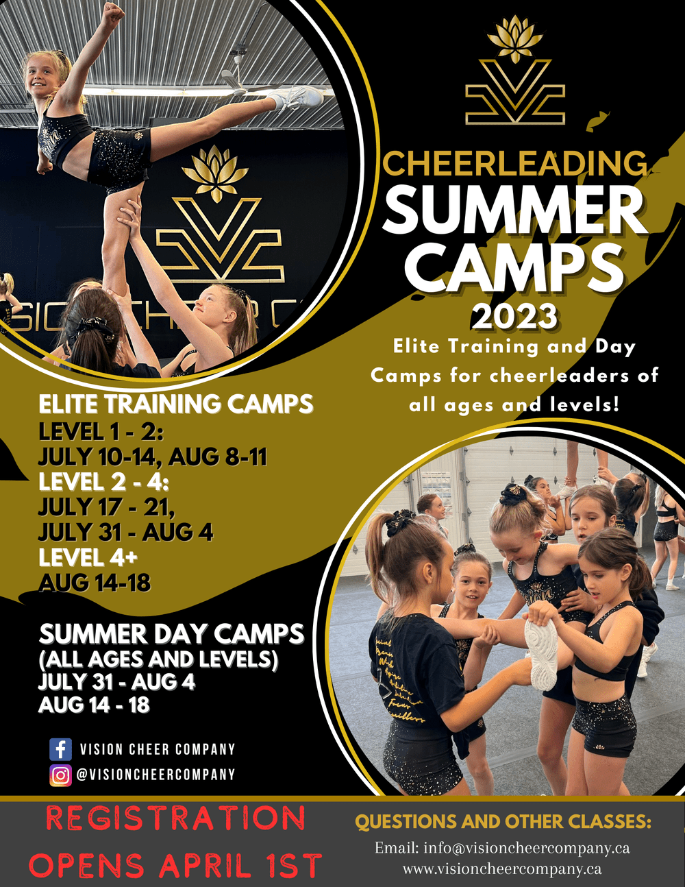 Summer Camps — Vision Cheer Company