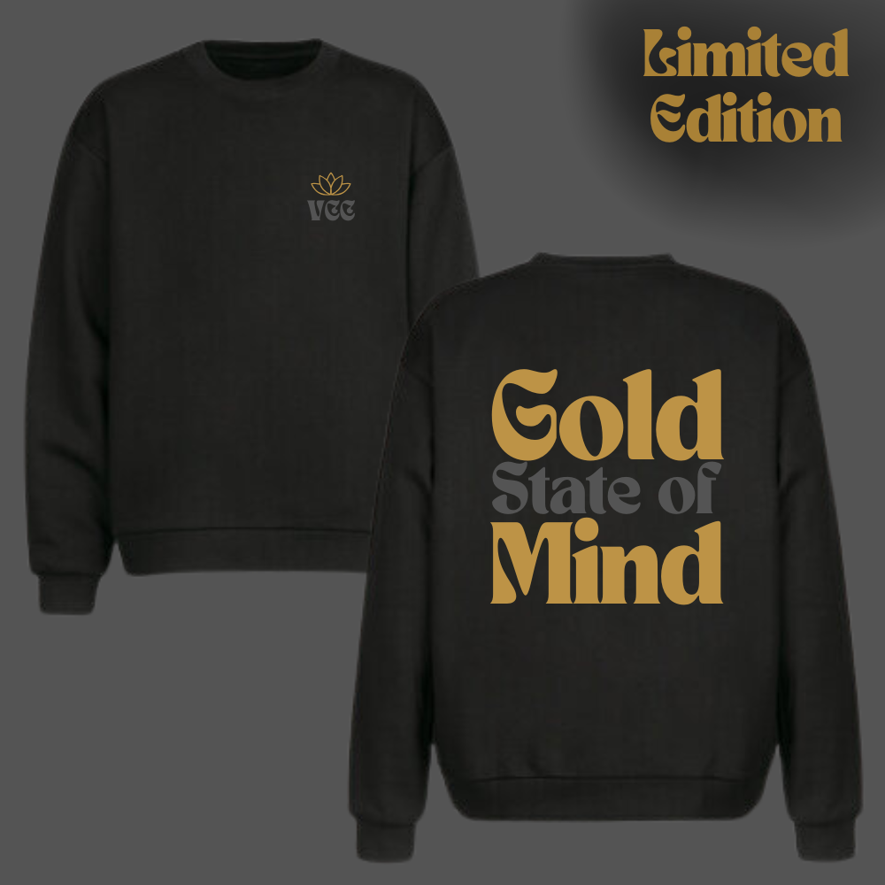 Gold State of Mind Puff Print Crewneck (limited sizes available ...