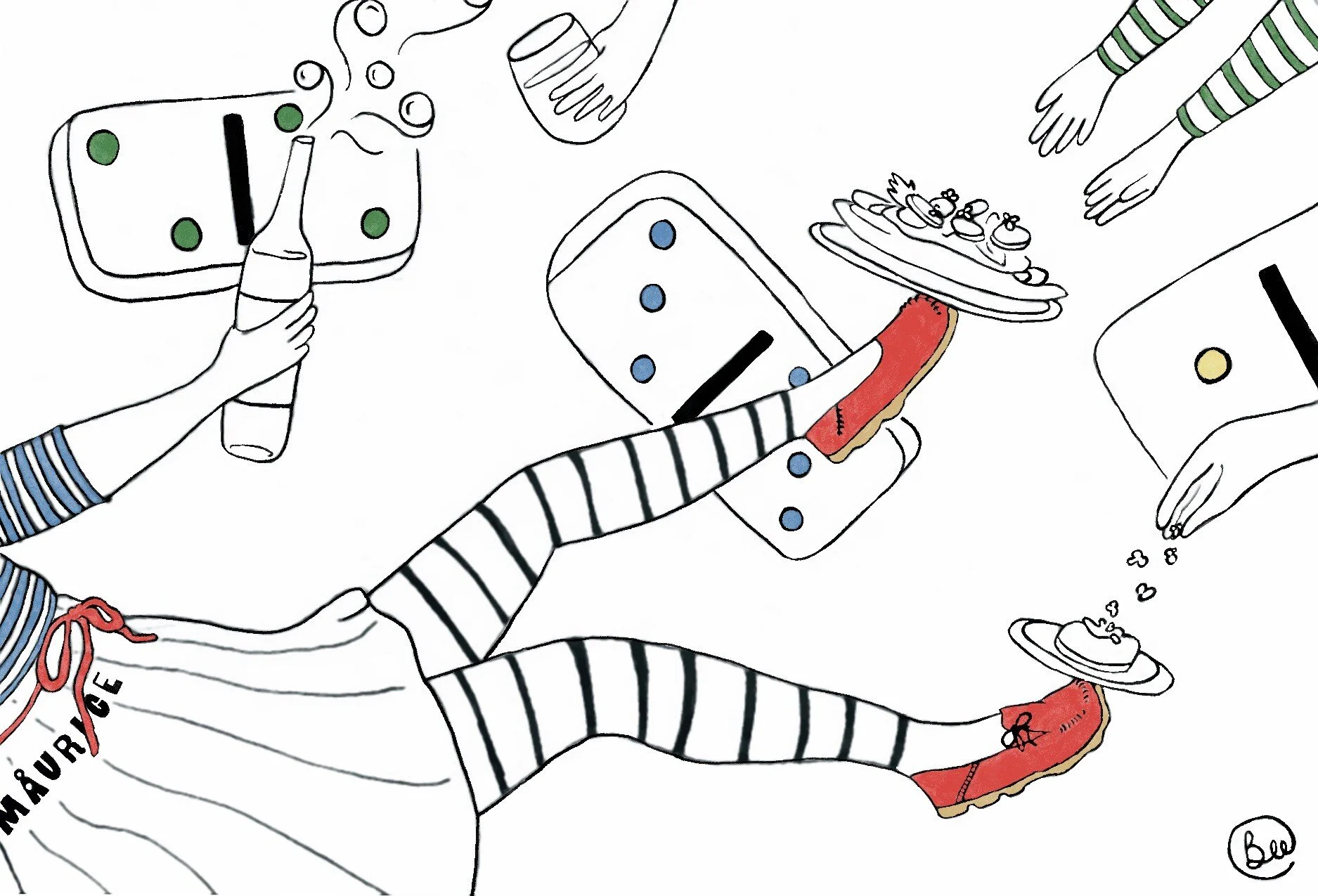 The MÅ Dance
Postcard for MÅURICE Luncheonette