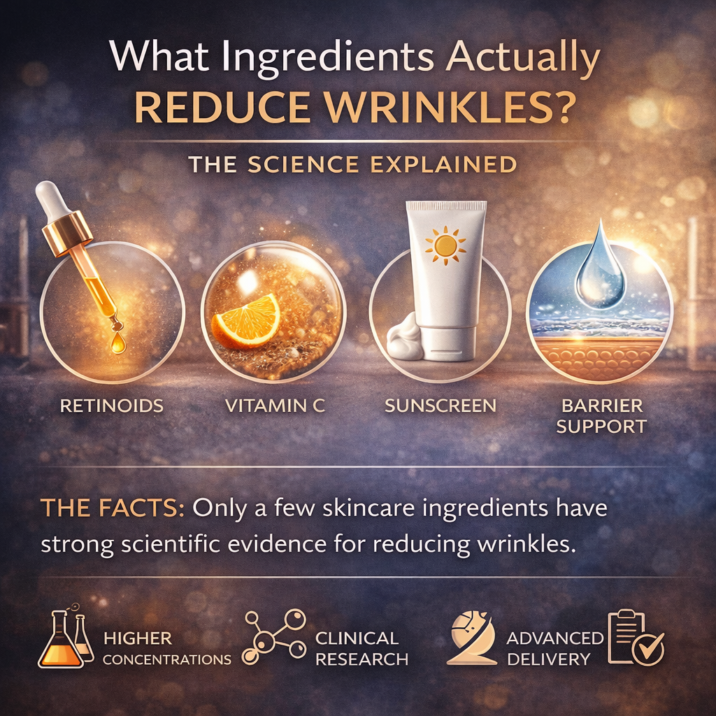What Ingredients Actually Reduce Wrinkles? The Science Explained