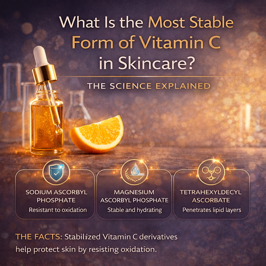 What Is the Most Stable Form of Vitamin C in Skincare? The Science Explained