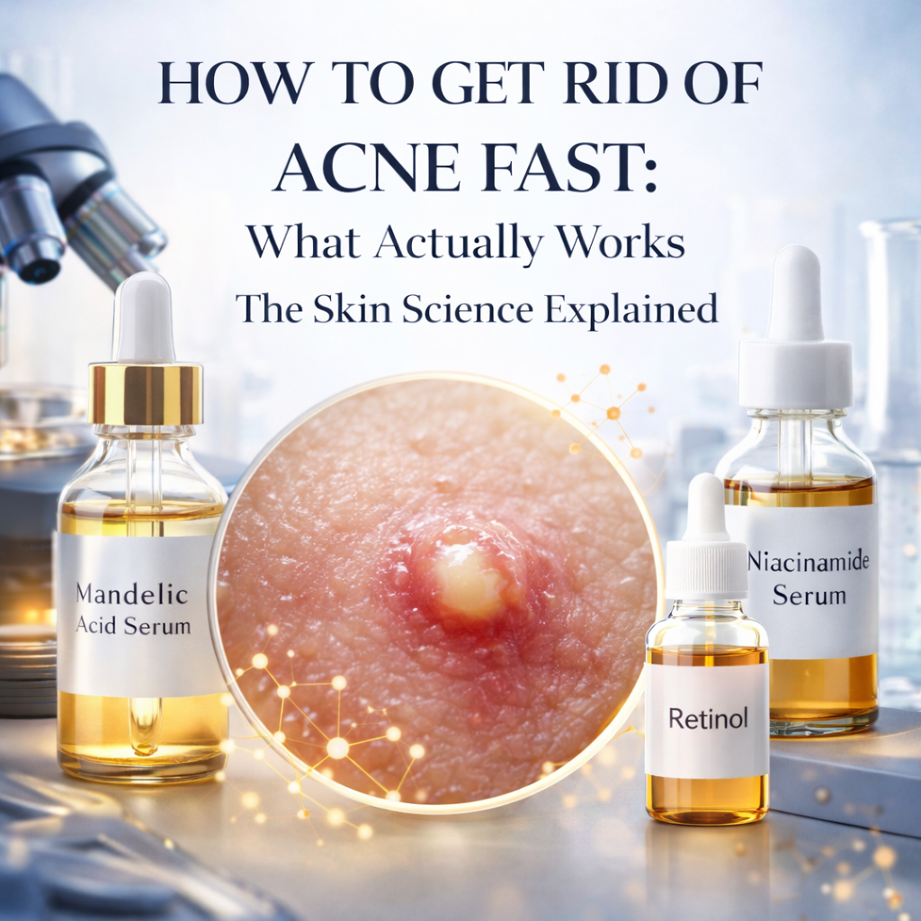 How to Get Rid of Acne Fast: What Actually Works (The Skin Science Explained)