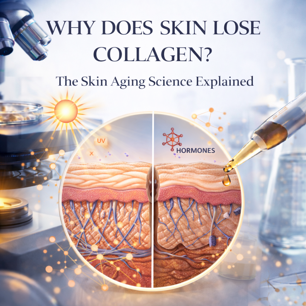 Why Does Skin Lose Collagen? The Skin Aging Science Explained