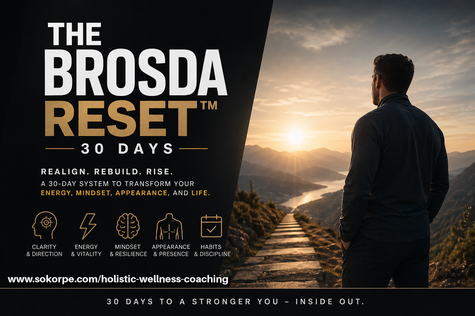 The Brosda Reset™ – 30 Days: A Practical Method to Realign Your Energy, Mindset, Appearance, and Life