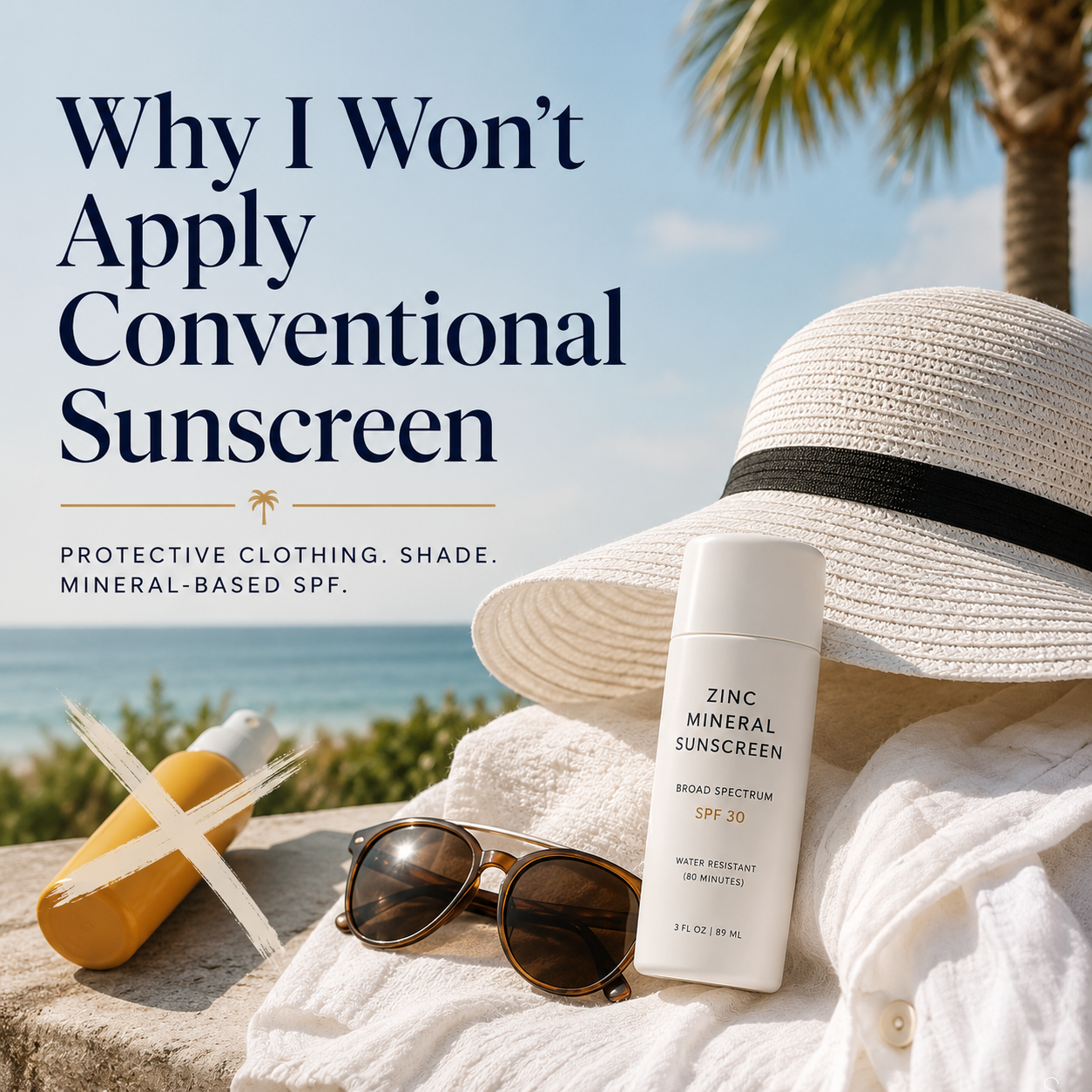 Why I Won’t Apply Conventional Sunscreen