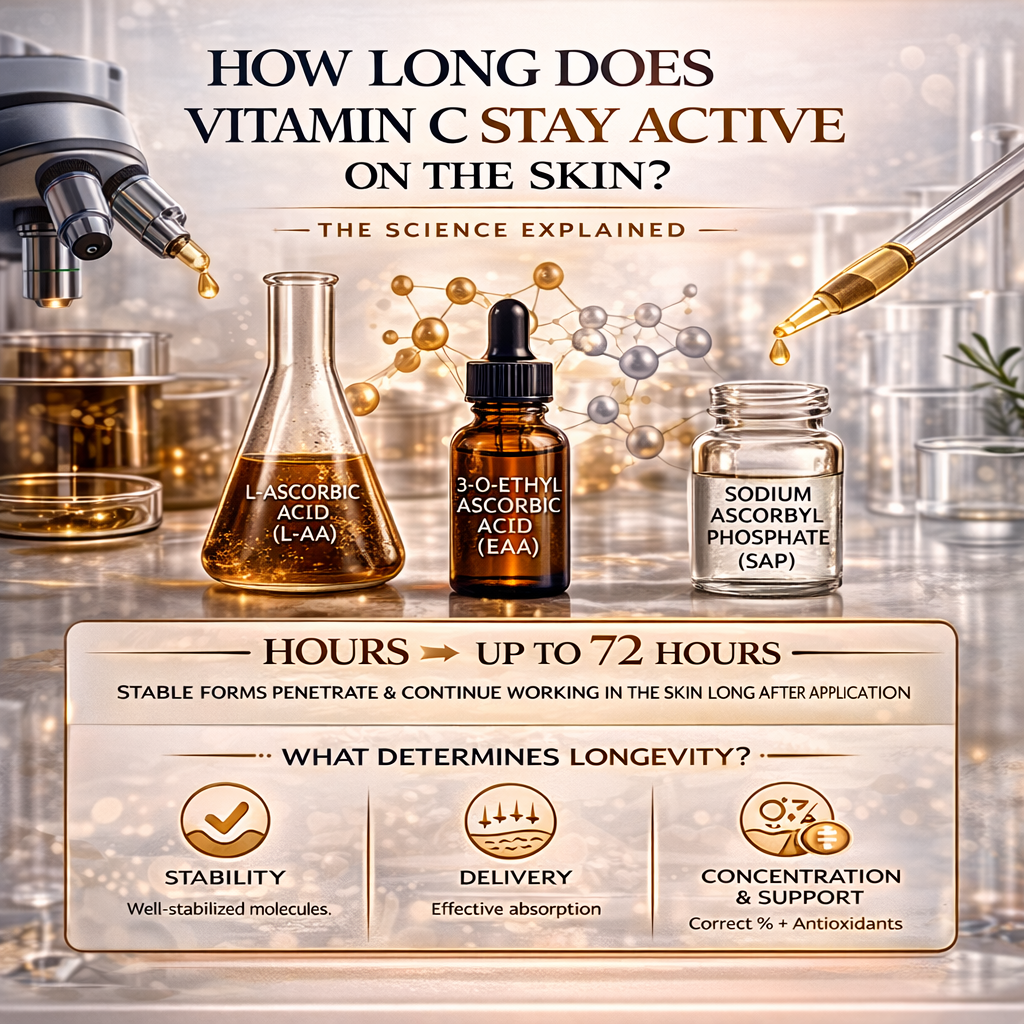 How Long Does Vitamin C Stay Active on the Skin? The Real Science Behind Its Lasting Power