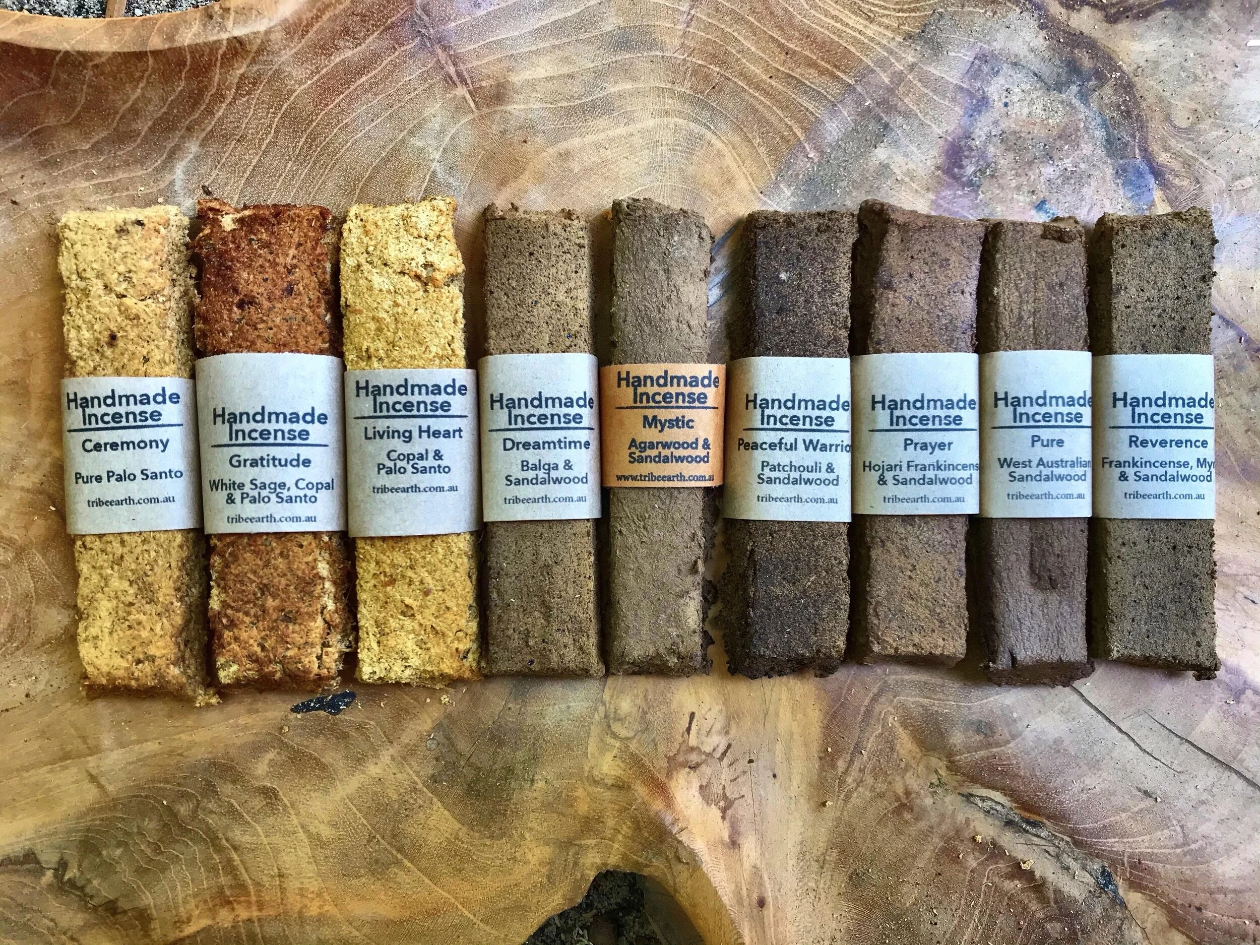 Handmade incense - 9 Plank Sampler