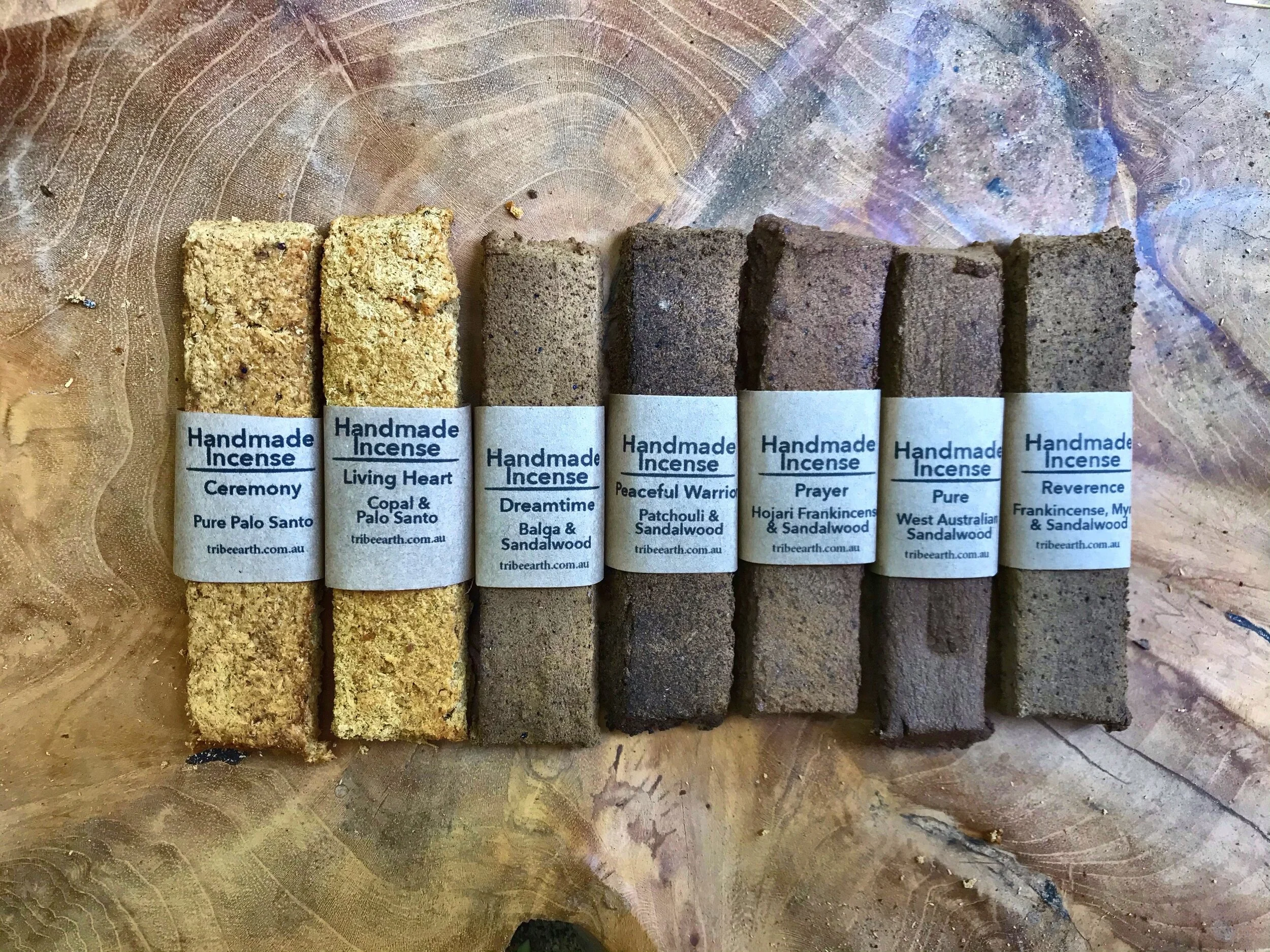 Handmade incense - 7 Plank Sampler