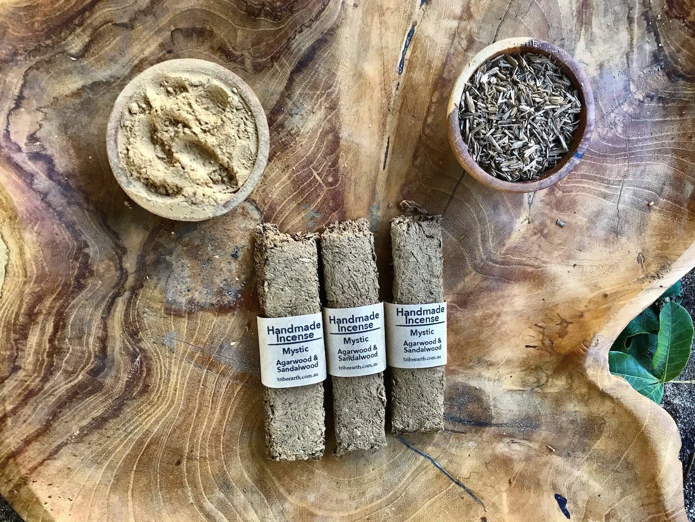 Mystic WA Sandalwood & Agarwood - 3 planks HANDMADE INCENSE