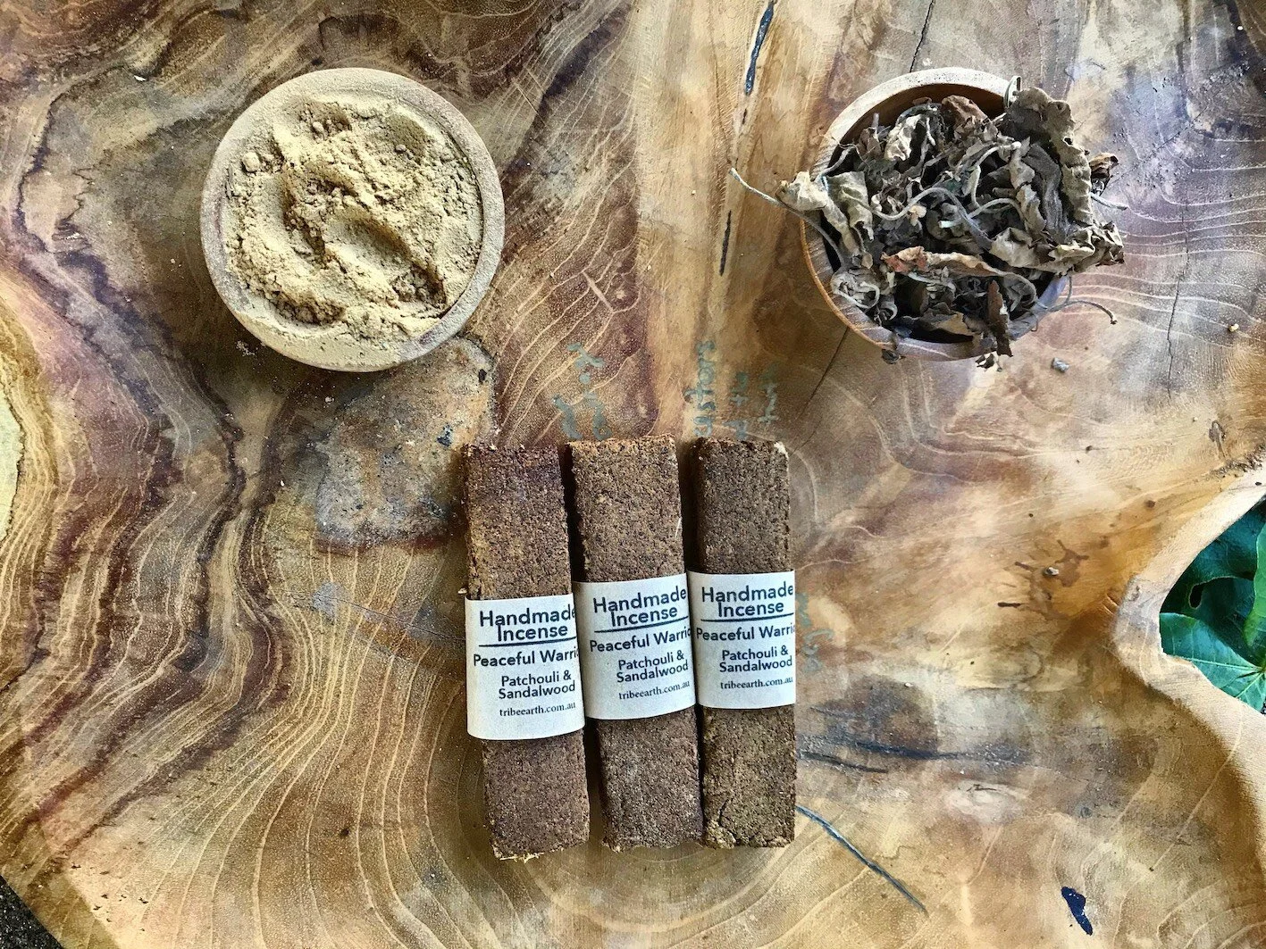 Warrior WA Sandalwood & Patchouli - 3 planks HANDMADE INCENSE