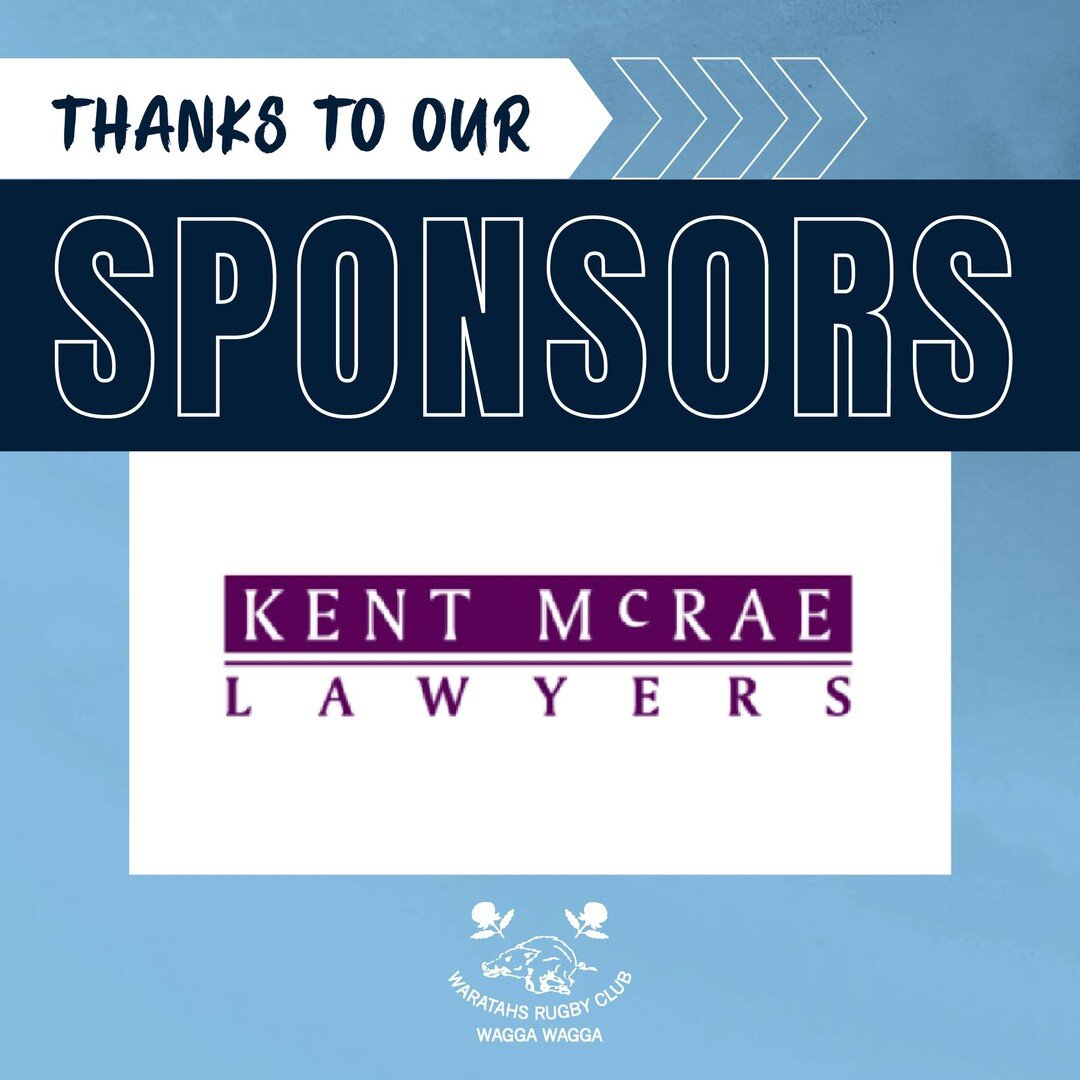 Huge thanks goes to our 2022 sponsor, Kent McRae Lawyers. 🙌

Kent McRae provides a comprehensive range of business legal services. Their lawyers understand their client&rsquo;s legal needs and achieve outcomes which are commercially focused.

#rugby