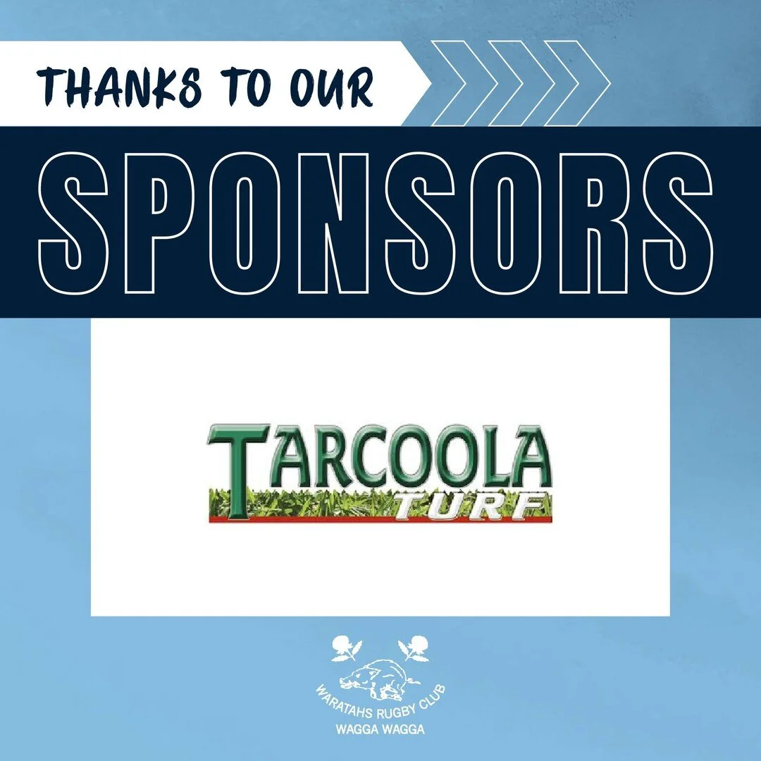 Round of applause for our 2022 sponsor @tarcoolaturf 👏🏻

Tarcoola Turf has been supplying top quality turf to 
Wagga Wagga, Albury, Wodonga and the greater Riverina for over 30 years.

#rugby #rugbyunion #riverina #upthetahs #mensrugby #meninsport 