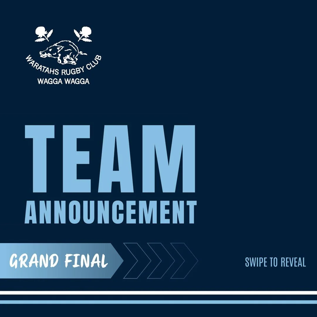 This weekend the mighty Waratahs Women face the CSU Reddies in the 2022 SIRU Grand Final at Conolly Rugby Park. Waratahs had a very strong win against Griffith last weekend in Griffith to secure their spot in tomorrow&rsquo;s Grand Final.

Kick off i
