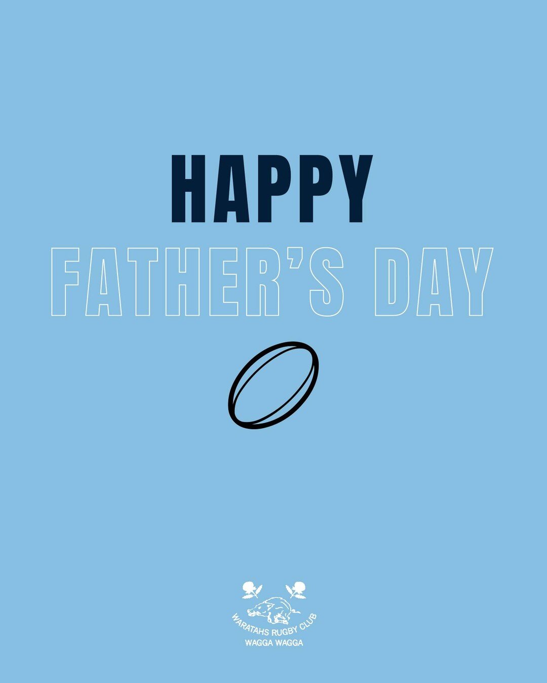 Happy Father's Day to all those dads out there! 💙 

#rugby #rugbyunion #riverina #upthetahs #mensrugby #meninsport #womensrugby #womeninsport #siru #fitness #wagga #waggasport