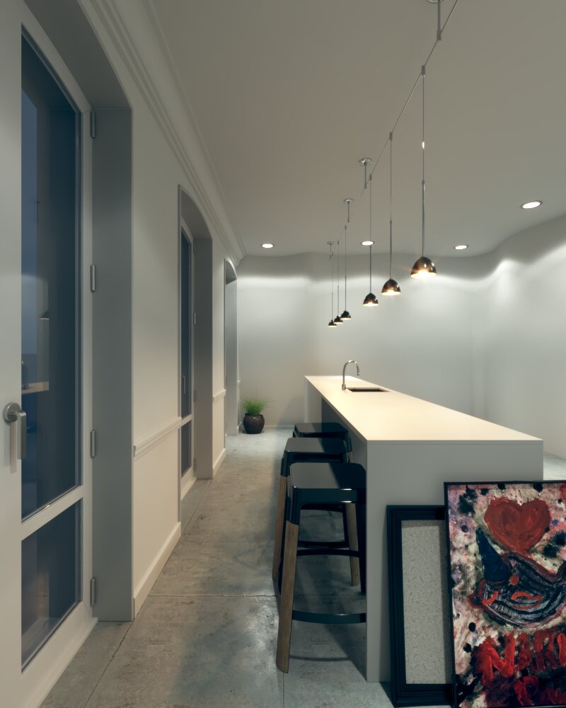 Linear Kitchen