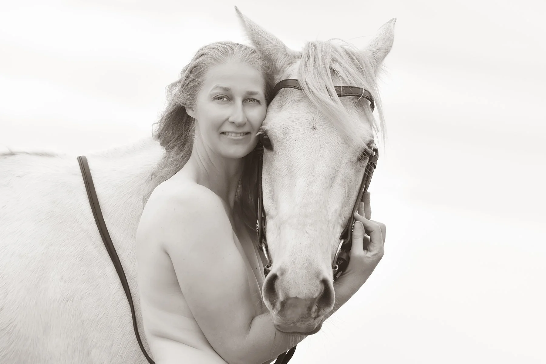 sacred moment with my horse and i having a cuddle