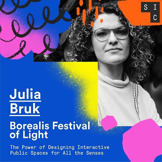 Public art and technology festivals are becoming one of the most engaging platforms for expression, brand development, and storytelling. Julia Bruk, Visual Art Director, and artist at BOREALIS, is one of the speakers at Seattle Interactive today. If 