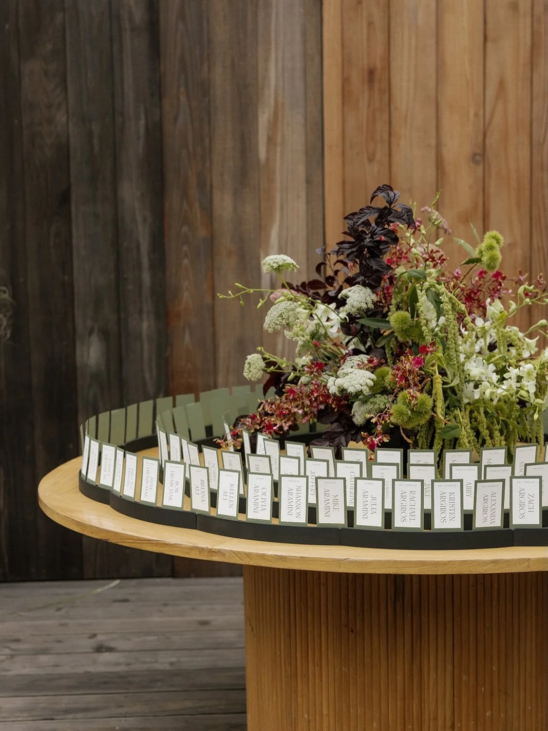 An absolute favorite escort display on the coast with @meagbreanneevents + @studio_lameraner