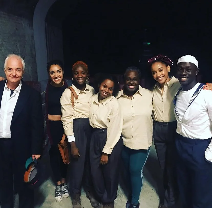 Kerri McLean with the cast of Lockdown Town