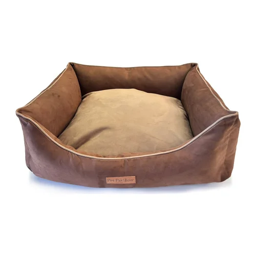 Pet Pavilion Nest Bed Chocolate / Cream Water Repellent