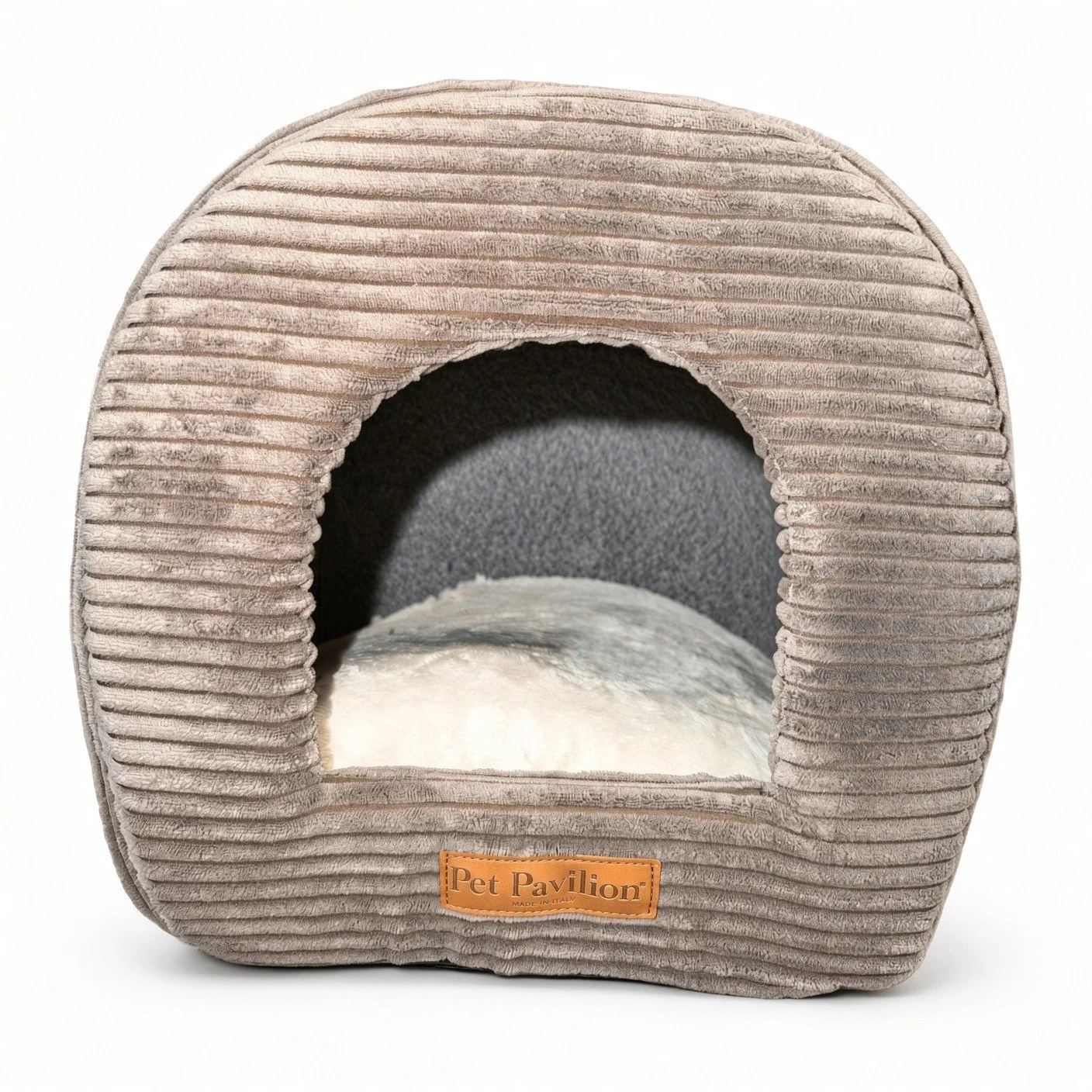 Pet Pavilion Tunnel Cat Bed Taupe