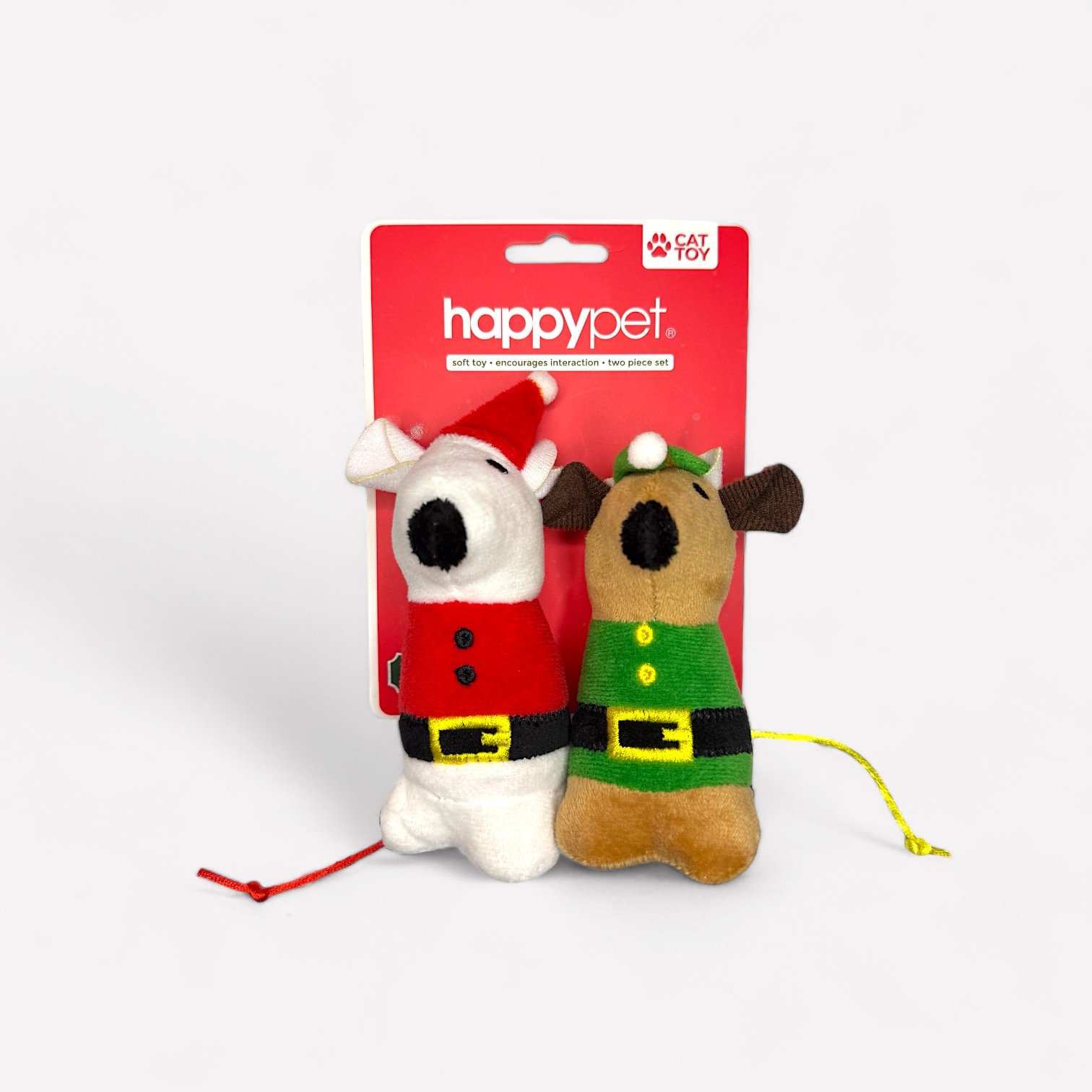 Christmas Mouse 2pc Cat Toy