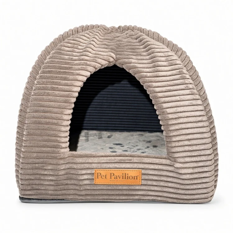 Pet Pavilion Pyramid Cat Bed Taupe