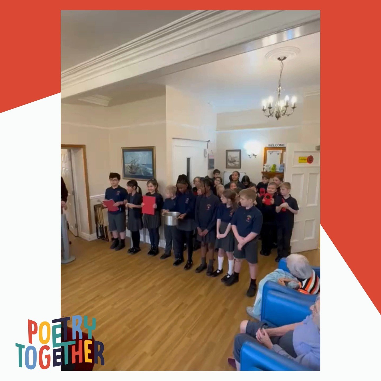 We love seeing all of your entries come in as part of this year's Poetry Together project. You're writing your own poems about friendship and connecting with communities from the other end of the generational spectrum. Here's Y5 pupils from St George