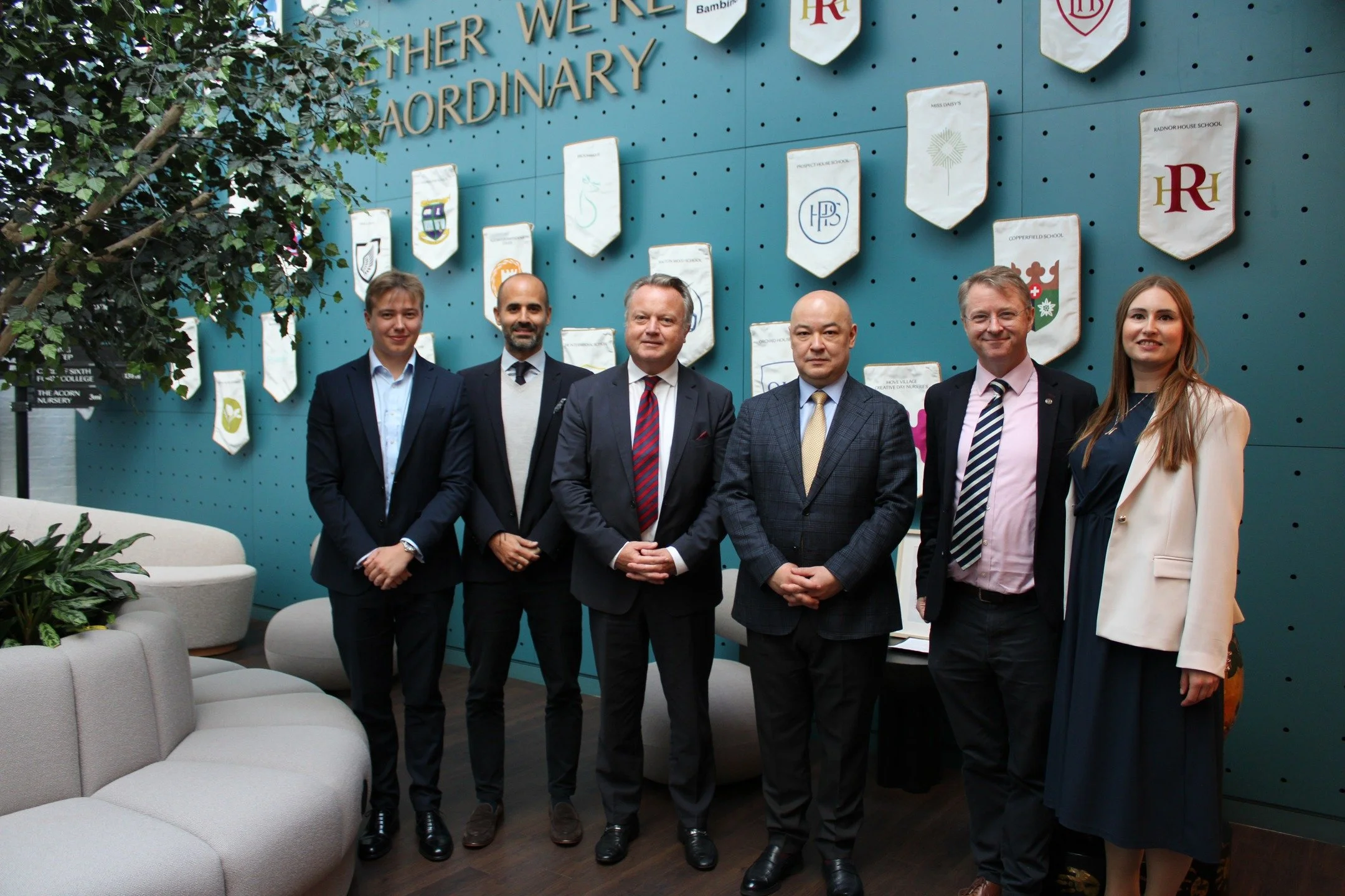 Today, we had the great honour of welcoming His Excellency Mr. Ravshan Usmanov, Ambassador of Uzbekistan, to Dukes Education.
Ambassador Usmanov was joined by Mr. Jasur Valiev, Head of Education and Culture, and together they met with Tim Fish (CEO,