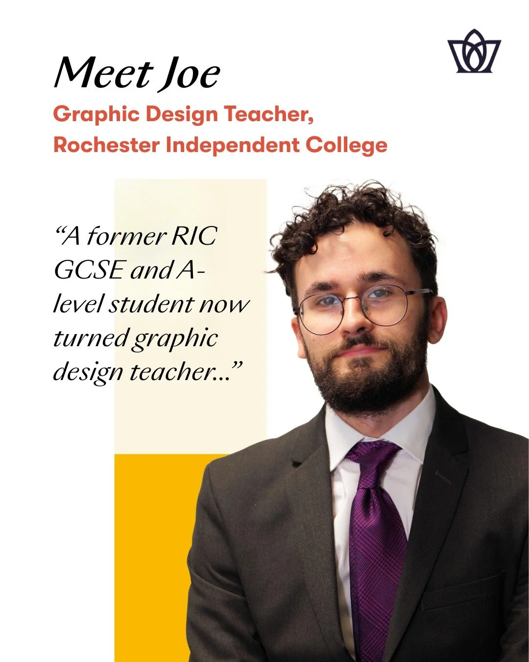 Meet Joe, Graphic Design Teacher at @rochesterindcollege. 
Like every successful organisation, Dukes Education has teams of dedicated people working behind the scenes; these are the people out of the limelight, the ones that work diligently, quietly
