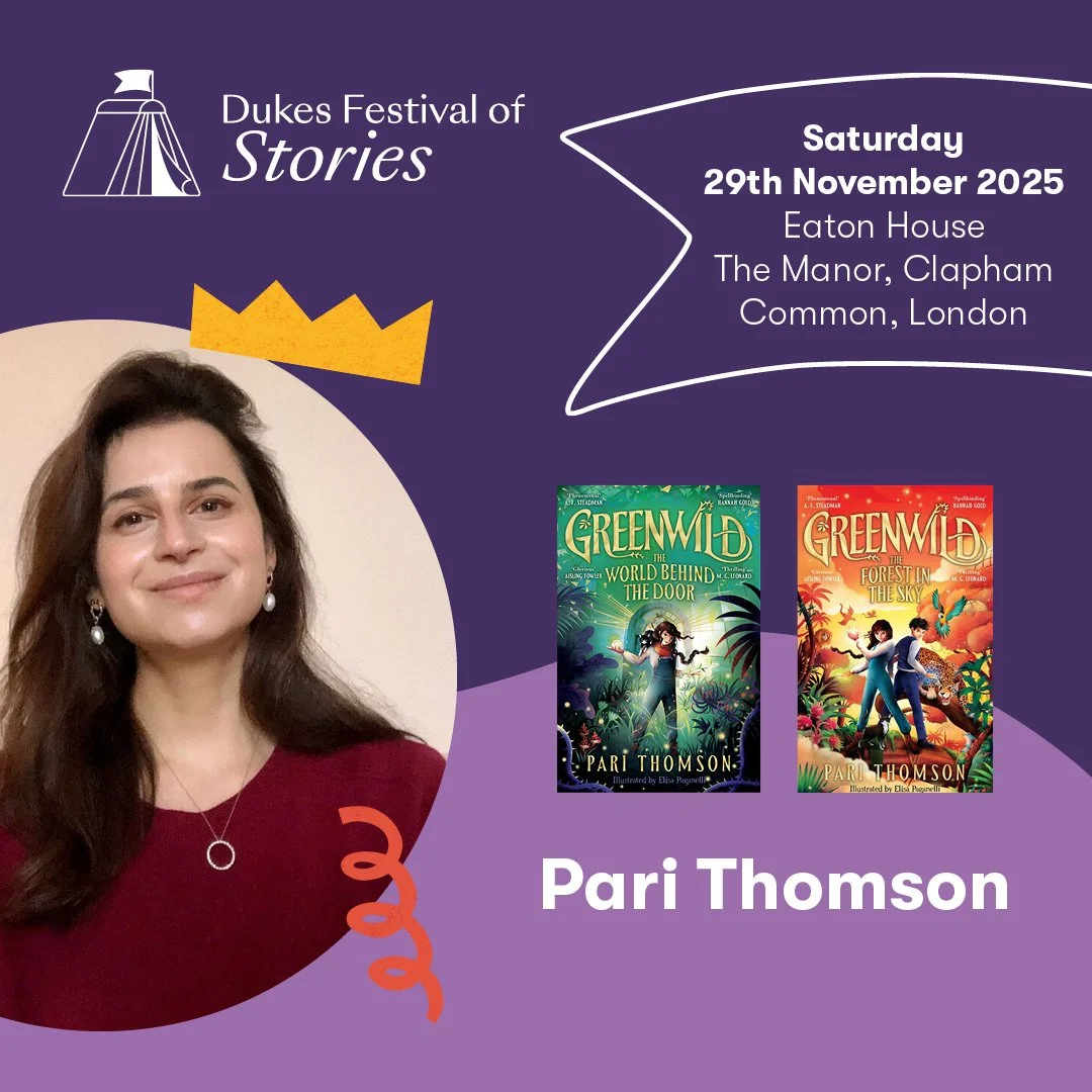 Enter the magical world of the Greenwild with bestselling author Pari Thomson. Learn about the world behind the door, as Pari introduces her eco-fantasy adventure series. Pari will share how her love of nature inspired her work and how it can inspire